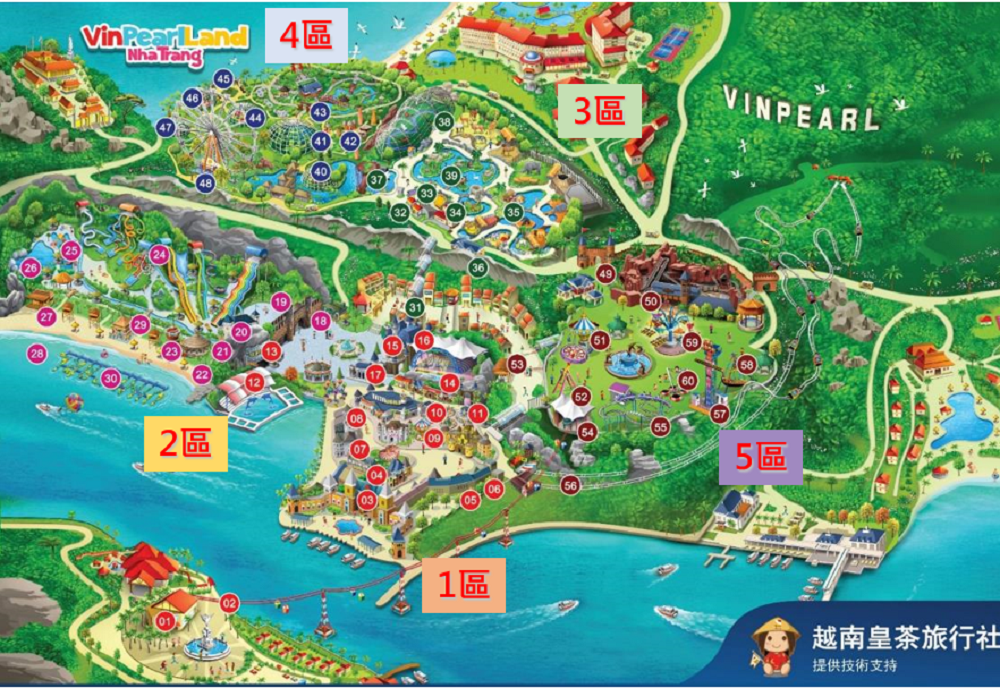 珍珠島遊樂園MAP
