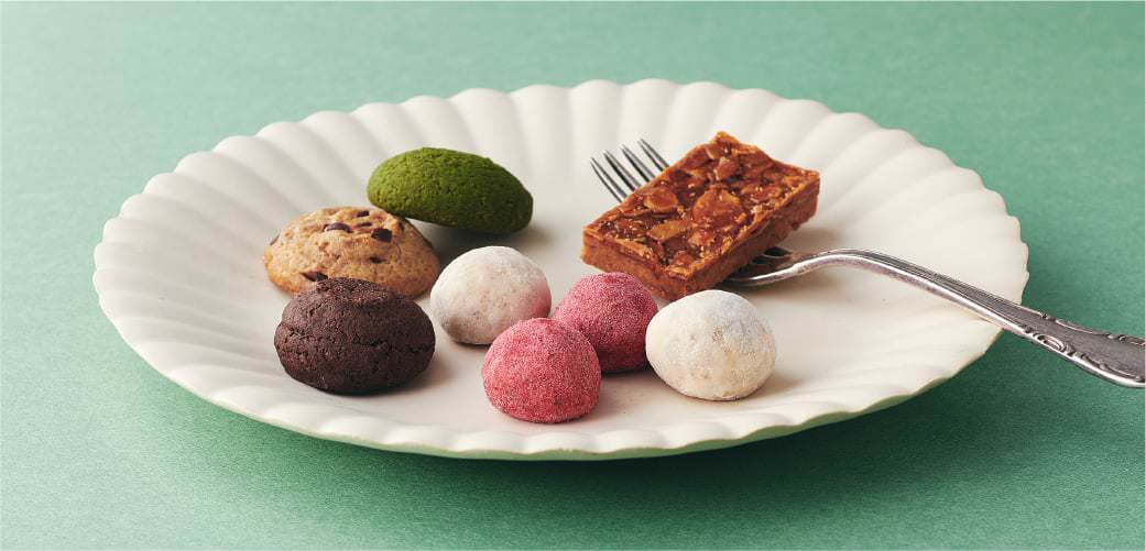 Las Olas系列：有六種產品，包括Boule de Rouge餅乾和抹茶餅乾