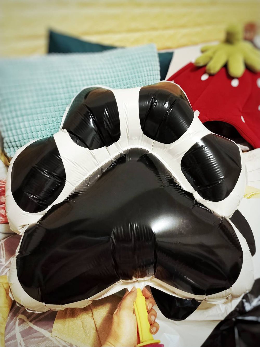 【節慶氣球裝置藝術布置】狗狗生日派對氣球「動森主題」套裝組合 KNJ氣球商城 吃貨旅遊作家水靜葳 (3)