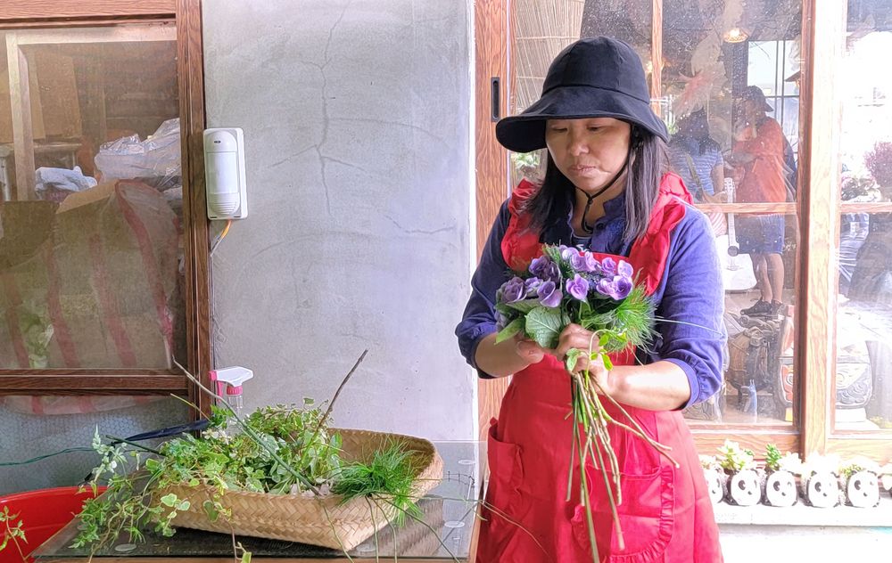 陽明山竹子湖繡球花季│曹家花田香打卡美拍攻略花背包+日式鳥居+峇里島發呆亭@水靜葳環遊世界366天 (3)