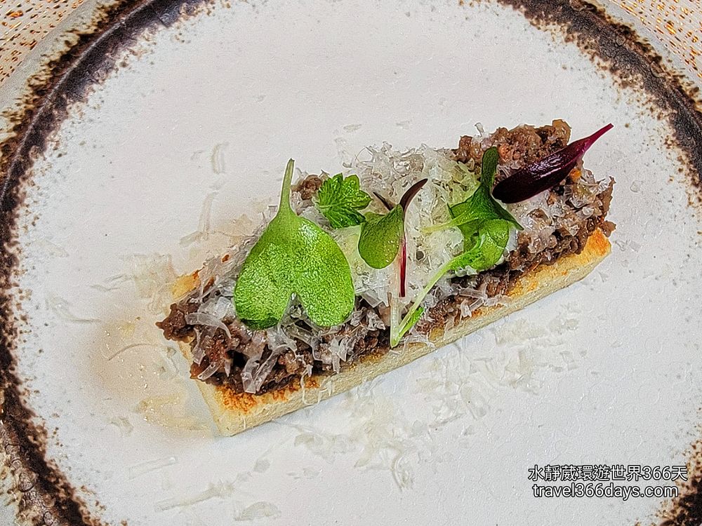 【墨賞新鐵板料理-古亭店】海陸雙主菜套餐開胃前菜米蘭燉牛頰配布里歐