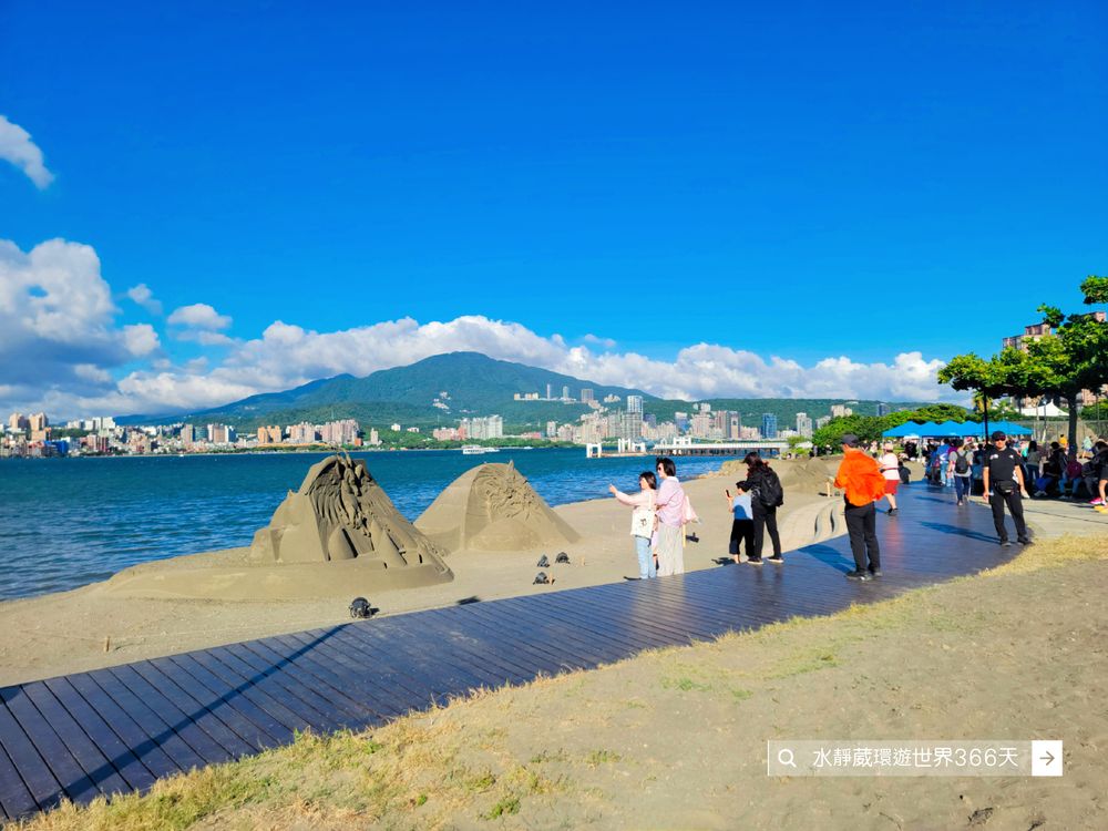 2025八里城市沙雕展免費打卡數碼寶貝沙雕展 左岸公園親子旅遊行程建議、亮點、交通、活動、美食優惠、抽獎@水靜葳環遊世界366天 (30)